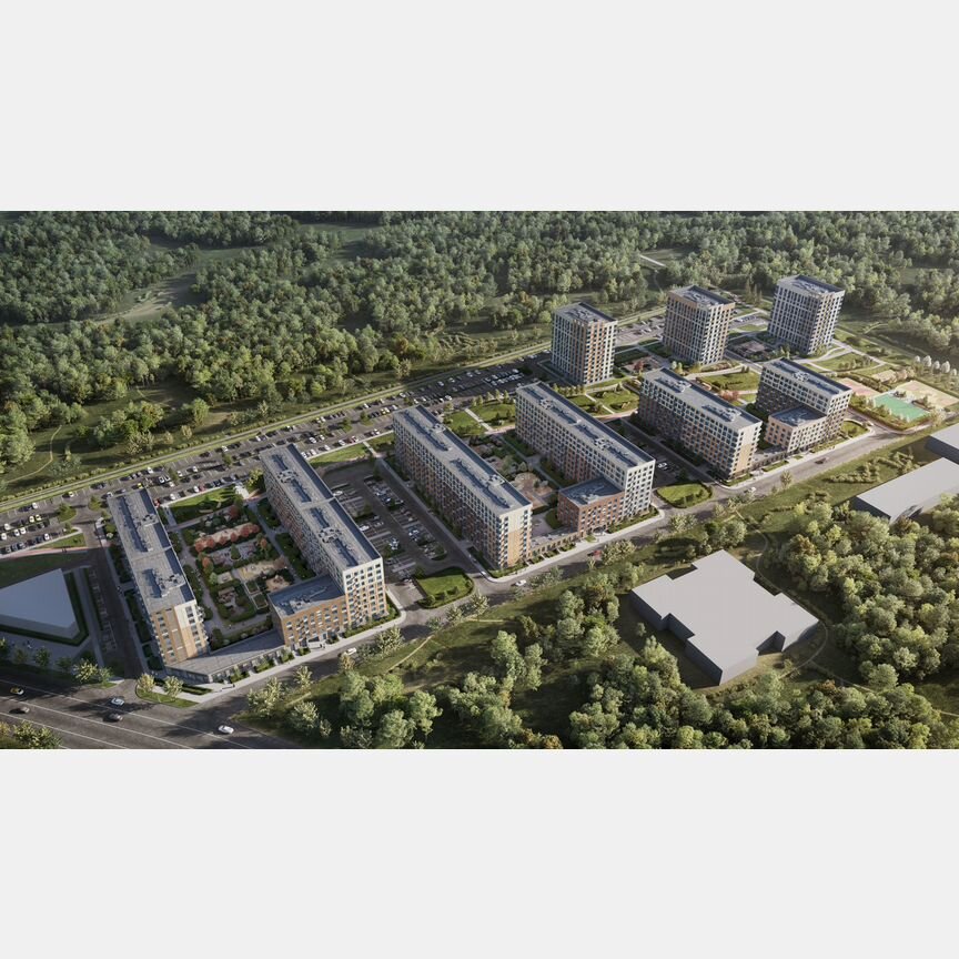 2-к. квартира, 46,4 м², 7/9 эт.