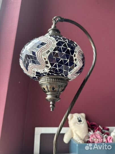 Лампа настольная, светильник турецкий, ночник
