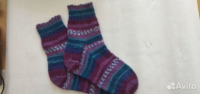 Вязанные носки ручной работы