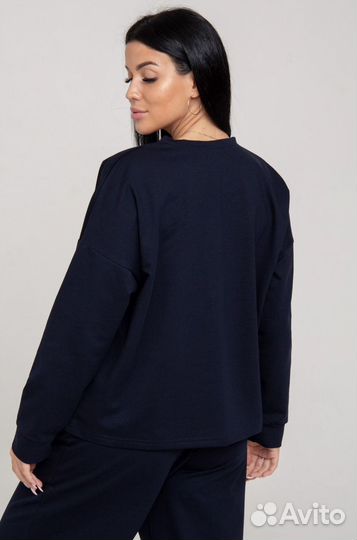 Спортивный костюм женский оверсайз 46