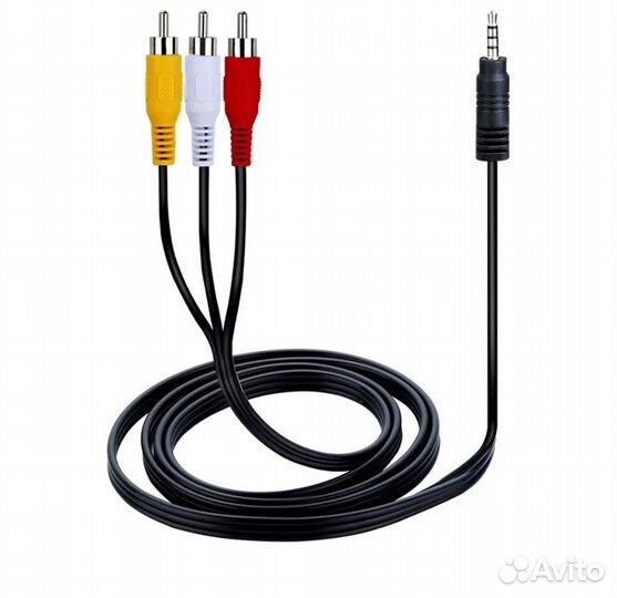 Новый Аудио-видео AV кабель 3RCA - Mini Jack 3.5
