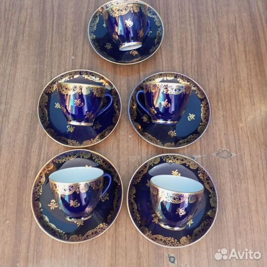 Сервиз кофейный лфз кобальт