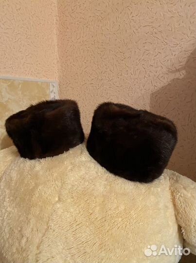 Женская шапка норковая