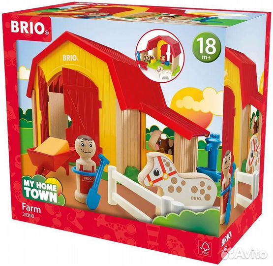 Brio Мой родной дом Набор Ферма 13 элементов 30398