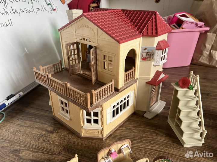 Sylvanian families большой дом со светом