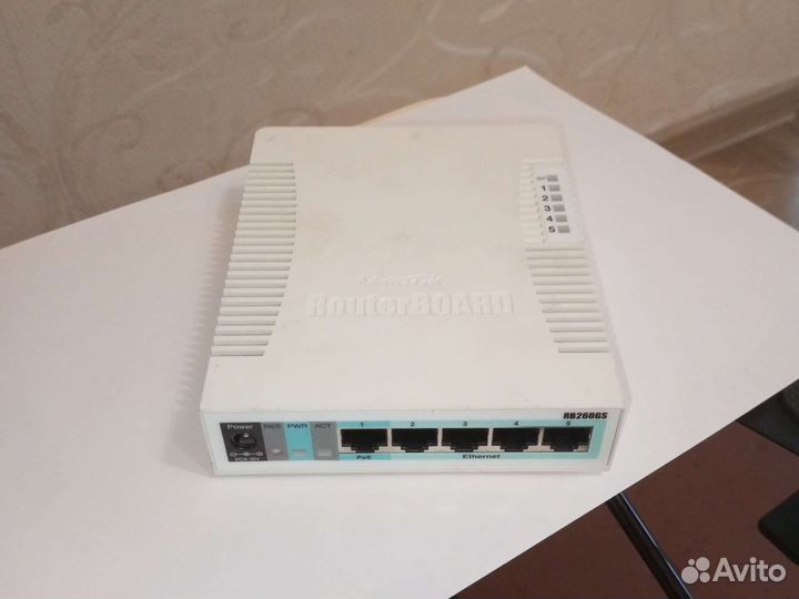 Коммутатор RB260GS, MikroTik