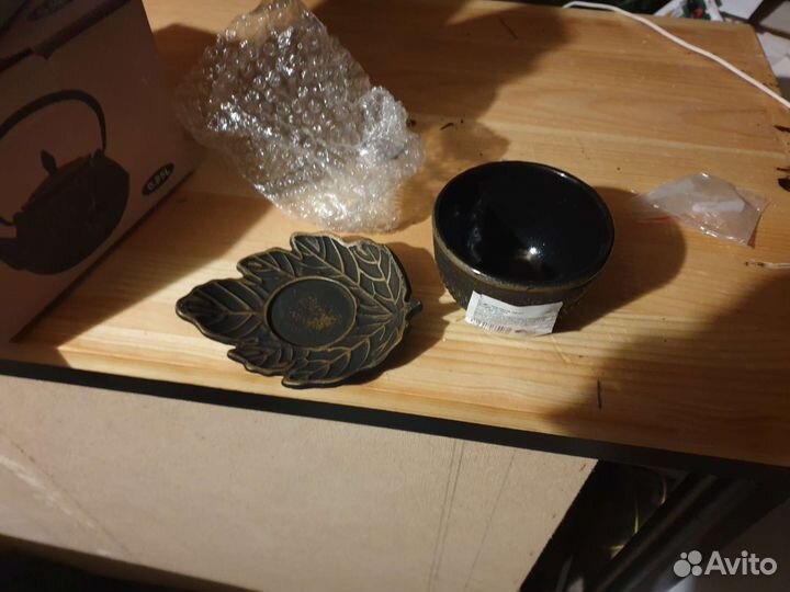 Пиала с подставкой чугунная.(150 мл)