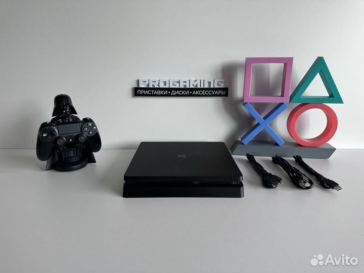 Sony PS4 Slim 1tb отличное состояние гарант. обмен