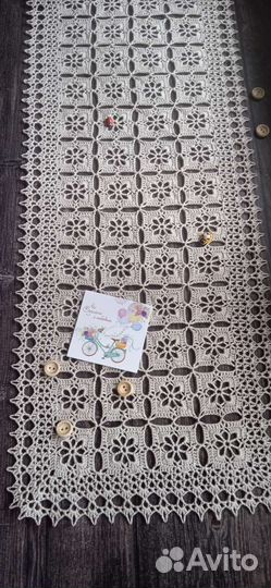 Салфетка дорожка скатерть ручной работы