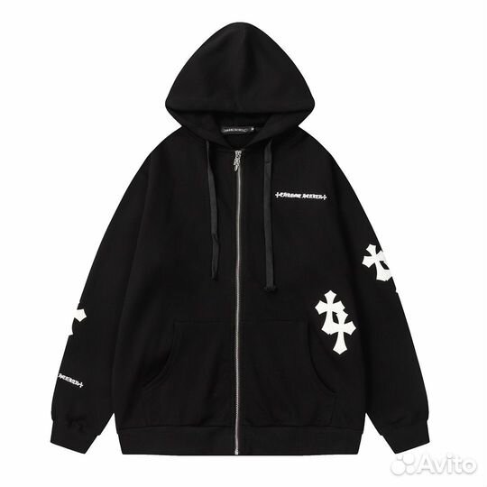 Зип-худи Chrome Hearts с крестами