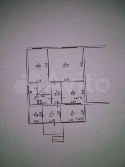 Дом 66,3 м² на участке 9 сот.
