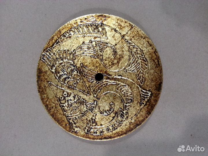 Поталь золочение