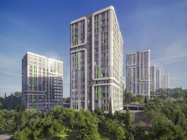 1-к. квартира, 44,1 м², 13/16 эт.