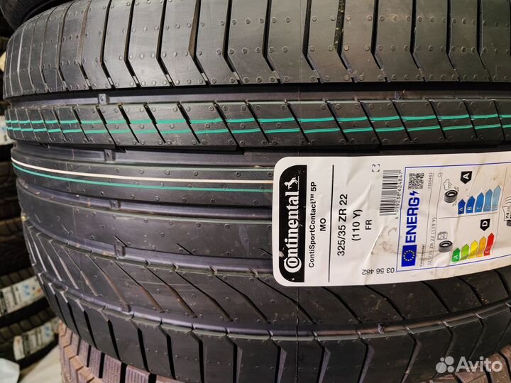 Continental ContiSportContact 5P 285/40 R22 и 325/35 R22 110Y