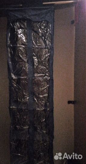 Полка подвесная в шкаф с 6отд. складная на молнии