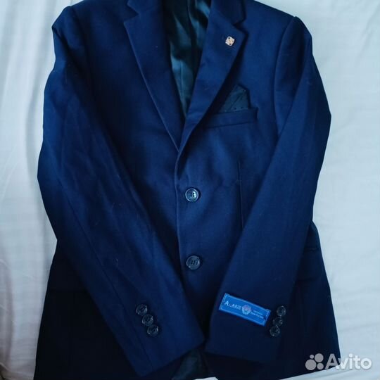 Пиджак школьный для мальчика 128-134