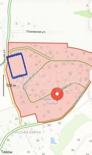 Участок 100 сот. (СНТ, ДНП)