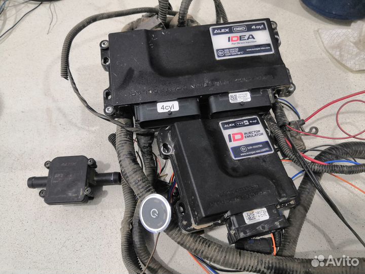 Комплект электроники гбо alex idea 4 ц