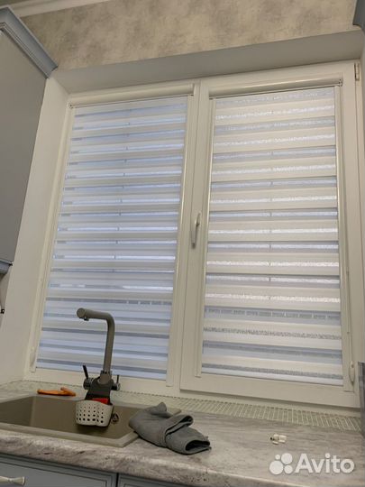 Рулонные шторы день ночь