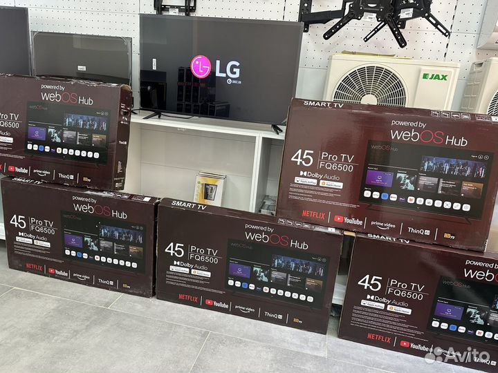 Телевизоры со SMART tv новые на базе lg 32.43.50