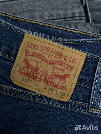 Джинсы levis 512 w33