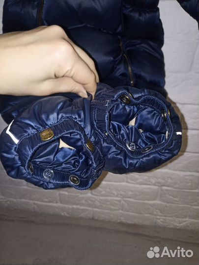 Комбинезон arctiline 74 конверт на пуху, мех енот