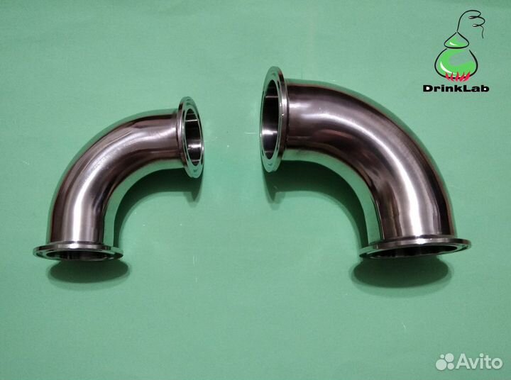 Отводы нержавеющие под кламп 1,5