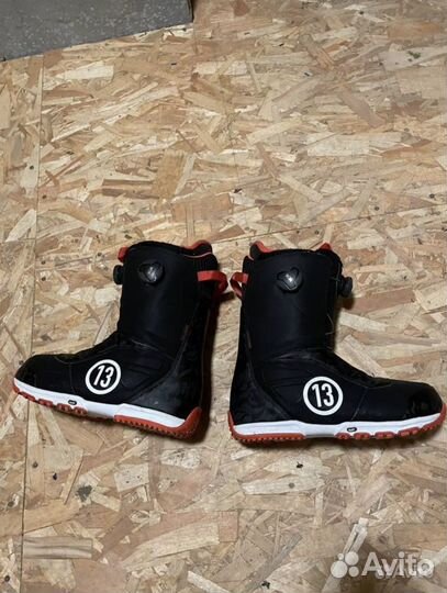 Ботинки для сноуборда Burton Ruler Boa black/red