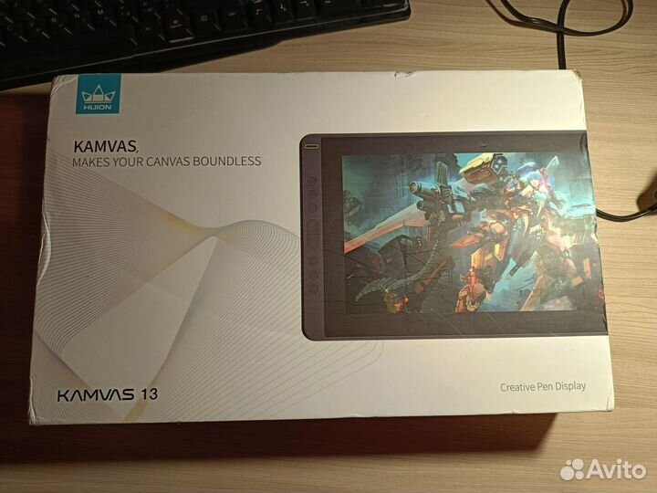 Интерактивный дисплей huion kamvas 13