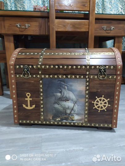 Сундук пиратский новый для игрушек бар подарок