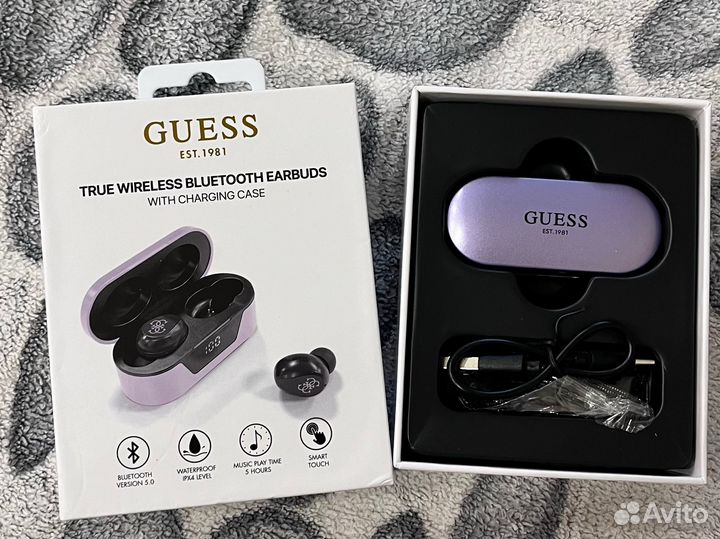 Беспроводные наушники guess вакуумные