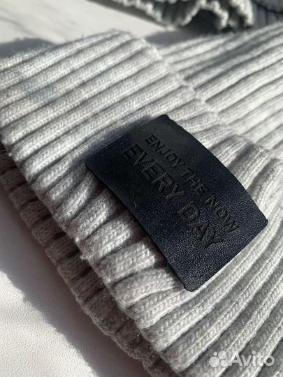 Шапка снуд для малыша весна/осень