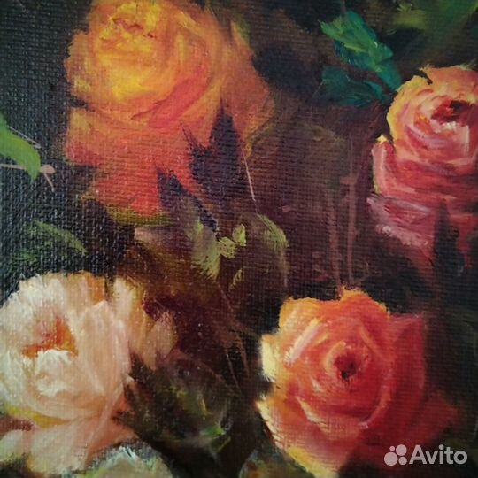 Картина маслом на холсте натюрморт 900х700мм