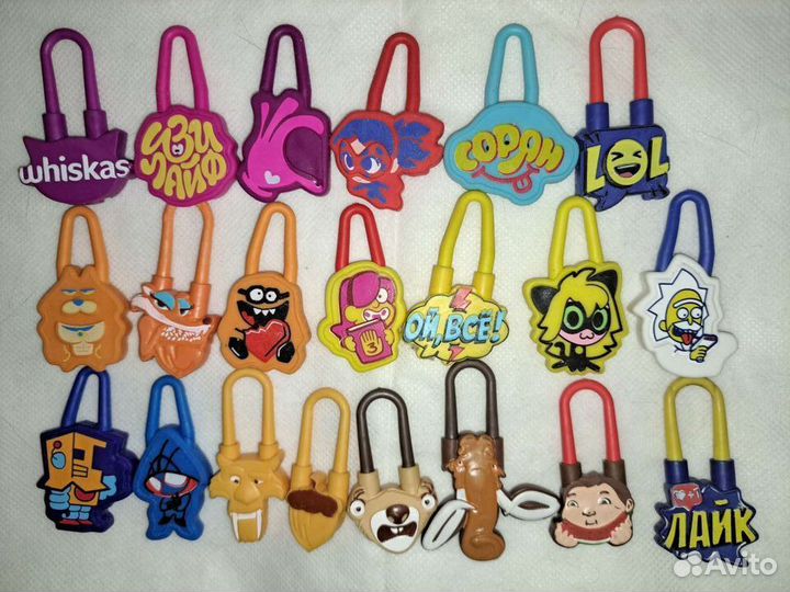 Минилента, шармы, жетоны, Муми, Тикеры-Токеры