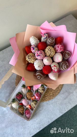 Клубничный букет/ягодный букет /шоколадный