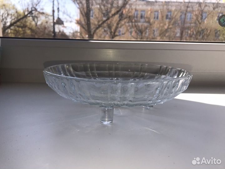 Ваза для фруктов, конфет на ножках СССР