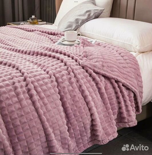 Плед покрывало 200 220 кубик