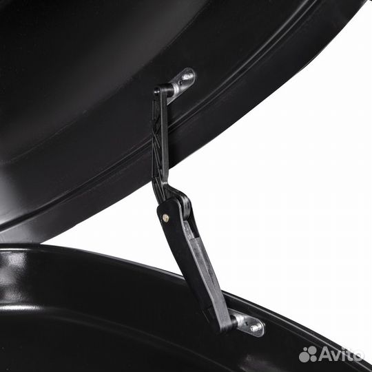 Автобокс на крышу MaxBox PRO 520 черный матовый