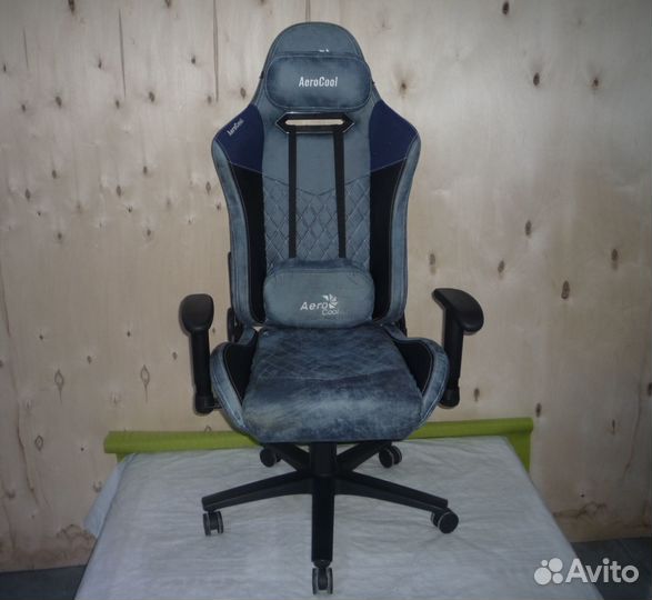 Компьютерное кресло Aerocool duke Steel Blue