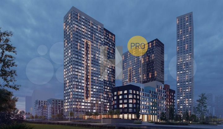 2-к. квартира, 46,1 м², 32/32 эт.