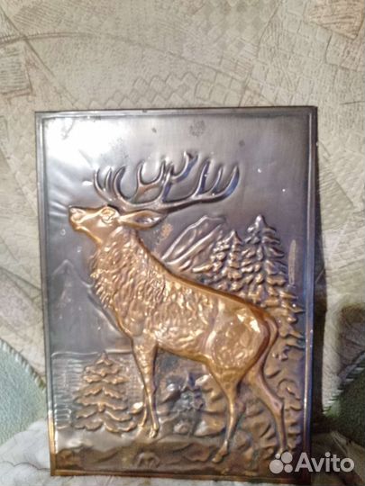 Чеканка медная СССР