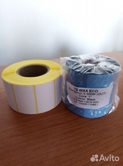 Красящая лента Воск Смола. Ribbon Wax Resin