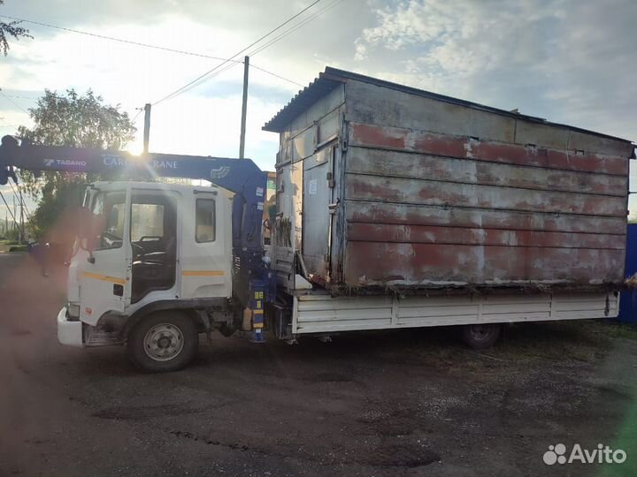 Аренда и услуги манипулятора, стрела 2.9 т, 10 м, борт 6 т, 6.2 м