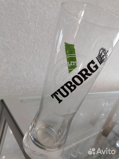 Бокал пивной Tuborg 0,5 с рельефом