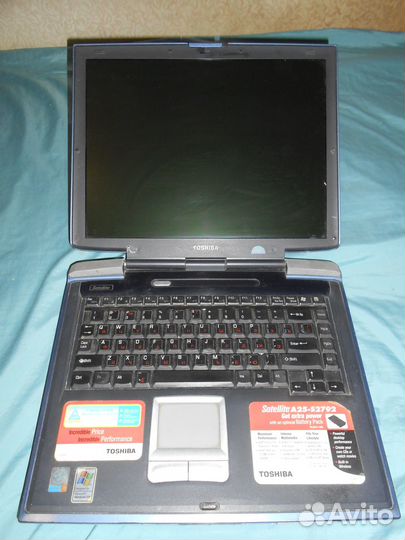 Ноутбук бу (древний) toshiba satellite A25-S2792