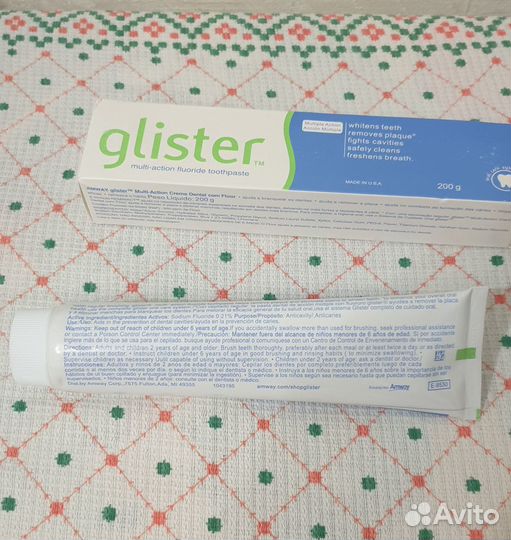 Зубная паста glister amway