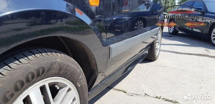 Пороги пластиковые на Форд Фьюжен 2002-2012г.в