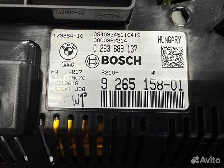 62108795128 Панель приборов BMW