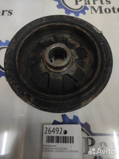 Шкив коленвала Nissan Primera P11E QG18DE