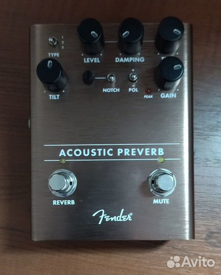 Fender acoustic preamp reverb